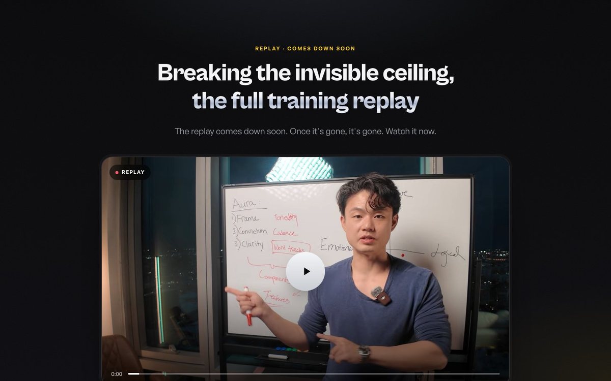 Replay + application preview