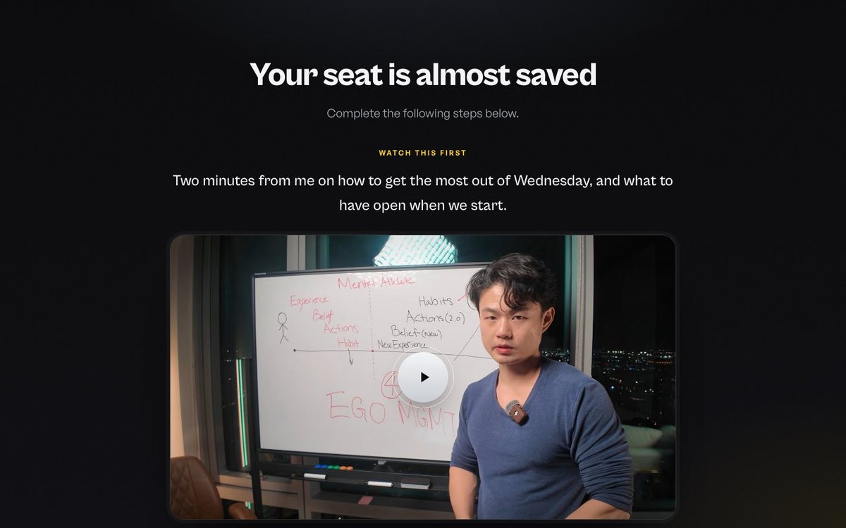 Thank-you page preview